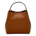 Michael Kors Damen Tasche Umhängetasche Pratt SM Bucket Messenger Luggage Neu