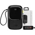 Baseus Qpow Digital Display Powerbank mit Schnellladung 20000 mAh 20 W QC/PD/SCP/FCP mit integriertem Lightning Kabel schwarz - Blau