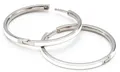 BOCCIA Damenschmuck Scharniercreole Reintitan Poliert Kaltemail 32,5 mm 0516-04
