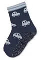 Sterntaler Fli Fli AIR Autos - Jungen Fliesen Flitzer mit Motiv Autos - Stoppersocken Baby mit Innenfrottee im Sohlenbereich- Baby und Kinder Strümpfe mit Anti-Rutsch-Sohle, marine, Größe 26