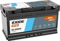 Exide EL1000 EFB Autobatterie 100Ah 595 500 085