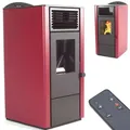 Apex Pelletofen Pelletofen 9,5kW Pelletkamin Pelletheizung Kaminofen A+ 56303, Energieeffizienzklasse A+
