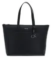 Calvin Klein Damen Tasche Ck Must Shopper Large mit Reißverschluss, Schwarz (Ck Black), Einheitsgröße