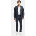 Jeff Anzug Herren JFLeo SET 2-Teiler Herrenanzug (2-tlg) 2-teiliges Set blau 50