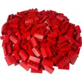 LEGO 2x4 Dachsteine Rot - 100 St. (3037, LEGO Zubehör) (3037)