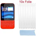 10x Schutzfolie für Blackberry Q5 transparente Schutzfolien