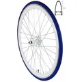 REDONDO 28 Zoll Vorderrad Singlespeed Fixie Laufrad Felge Weiß Blau + Reifen