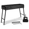 Klappbar Mangal für 14 Spieße 90cm Stahl 2,0mm Grillfächer Holzkohlegrill BBQ für Spieße oder Grillrost Schaschlik Shashlychnik Grill