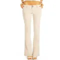 be styled Stoffhose Premium Bootcut Stoffhosen, Bio Baumwolle Hüfthosen, Damen -BIO-7 mit Bio Baumwolle beige|braun 36