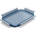 Emsa Frischhaltedosen-Set Clip & Close Eco 3-tlg., PP-Kunststoff, TPE, Blau, Transparent, 0.55 + 1 + 2.2 L, N11718 - Blau/Transparent