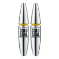 2 x Maybelline The Colossal Platinum Black Mascara - 03 Platinum Black