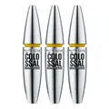 3 x Maybelline The Colossal Platinum Black Mascara - 03 Platinum Black