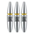 Maybelline The Colossal Platinum Black Mascara - 03 Platinum Black x3