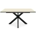 set one by Musterring Esstisch mit Auszug Reno 160/210 x 90 cm Glas Beige Kaschmir 160