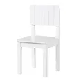 roba Kinderstuhl, Stuhl mit Lehne für Kinder, weiß lackiert, HxBxT: 59x29x29 cm, Sitzhöhe 31 cm