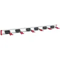 Alu-gerätehalter-set, Inkl. 6 Halter Und 1x Schiene Länge 1000 Mm - Bruns