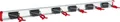 Werkzeughalter an einer Schiene, 6 Halter, 100 cm lang, BRUNS