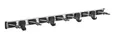 BRUNS Gerätehalter 100cm (Schwarz) -  Besenhalter Gartengerätehalter Stielhalter