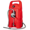 WALTER Kraftstofftrolley 53L mit Rädern und Handpumpe – Mobiler Benzinkanister aus HDPE, 3 m Schlauch, 8L/min, für Diesel & Benzin, ideal für Boote & Offroad