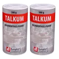 Langlauf Schuhbedarf Talkum Puder 2 x 500g für Silikon & Gummipflege, Gleitmittel Latex, Trennmittel Metallguss, Haushalt & Werkstatt I Talkum-Pulver Streudose zur Gummipflege I Talcum Powder (2)