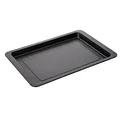 Zenker Eckiges Pizzablech – Premium Backblech 420 x 290 x 25 mm, 5 Jahre Herstellergarantie, Hitzebeständig bis 230°C, Hochwertige Antihaftbeschichtung, Optimale Hitzeverteilung