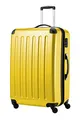 Hauptstadtkoffer Alex - Erweiterbarer Hartschalenkoffer 75 cm (119 L) mit Zahlenschloss – robuster Trolley-Reisekoffer mit 4 Doppelrollen, Gelb