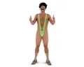 Goods+Gadgets Kostüm Borat Mankini – Männer Mankini Tanga Badehose & Party Swimwear, C-String Tanga Badehose