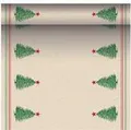 PAPSTAR Tischläufer Christmastree with Star 89780 mehrfarbig 40.0 cm x 3.0 m (89780)