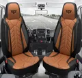 Schonbezüge Sitzbezüge für Ford Tourneo Transit Custom Bj ab 2012 in Schwarz/Sch