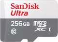 SANDISK Ultra UHS-I mit Adapter für Tablets, Micro-SDXC Speicherkarte, 256 GB, 1