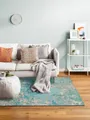 benuta Teppich Stay, rechteckig, Höhe: 5 mm, Wolle, Teppich Wohnzimmer, Schlafzimmer, Esszimmer, Flur, Hygge & Cozy