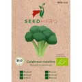 Seedhero BIO Brokkoli Calabrese natalino Gemüsesamen – ca. 80 Pflanzen – Saatgut für Garten, Balkon & Hochbeet