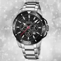 Festina Herrenuhr Edelstahl silber Festina Chrono bike Armbanduhr UF20641/D