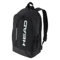 Head Rucksack Base (Schlägerfach, 17 Liter) 2025 schwarz