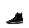 Gabor Damen High-Top Sneaker | Frauen Halbschuhe | Wechselfußbett | Best Fitting | schnürschuhe | schnürer | mid Cut | schwarz | 36 EU - 3.5 UK