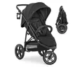 Hauck Kinder-Buggy Rapid 3R - Black, Sportwagen mit Liegefunktion, Einhand-Faltung - verstellbar bis 25 kg