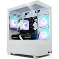kiebel.de Gaming PC Booster V AMD Ryzen 5 5500, 16GB DDR4, NVIDIA RTX 3050 6 GB, 1TB SSD, Windows 11, Gaming PC - Weiß