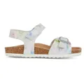 Geox Mädchen J Adriel Girl C Sandalen, C0406 White Pink, 31 EU