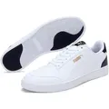 PUMA Puma Shuffle Sneaker sportlicher Stil, niedrige Schuhhöhe, Schnürung schwarz|weiß 42 EU