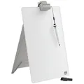 nobo Schreibtisch-Whiteboard Notiz 21,6 x 29,7 cm brillant weiß Glas