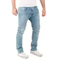 WOTEGA Slim-fit-Jeans Herren Jogginghose in Jeans-Look Noah Stretch Hose in Jogging Jeans Sweathosen Denim blau 32