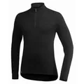 Woolpower 400 Turtleneck Long Sleeve Zipp Shirt Men - Thermounterwäsche, Schwarz, M