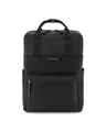 Kapten & Son Rucksack Bergen All Black 15 L | Rucksack Damen & Herren Schwarz | Tagesrucksack mit 14" Laptopfach | vegan & wasserabweisend