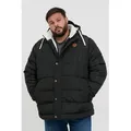 Blend Winterjacke BHFrederic Big & Tall Winterjacke mit tollen Details in großen Größen schwarz 4XL (62)