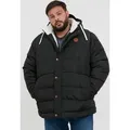 BLEND BHFrederic Herren Winterjacke Big & Tall Herrenjacke Jacke Große Größen bis 6xl mit Teddyfell-Kapuze Eingrifftaschen Regular fit - Schwarz - 4XL