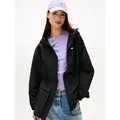 Tommy Jeans Windbreaker TJW MIDI HOODED WINDBREAKER schwarz M (38)