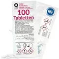 100x Wasserreinigunstabletten für 2500 Liter Trinkwaser Notfall / Vorsorge / Outdoor / Reiseapotheke