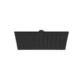 JOHO Edelstahl Kopfbrause Eckig Regendusche Duschkopf 8 Zoll Brausekopf Quadratisch Einbauduschkopf Mit Anti-Kalk Düsen 20x20cm Schwarz