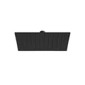 JOHO Edelstahl Kopfbrause Eckig Regendusche Duschkopf 8 Zoll Brausekopf Quadratisch Einbauduschkopf Mit Anti-Kalk Düsen 20x20cm Schwarz