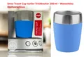 Emsa Travel Cup Isolier-Trinkbecher 200 ml – Wasserblau Drehverschluss